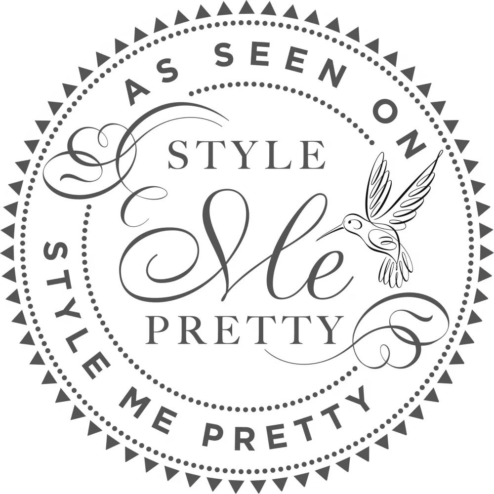 As Seen On Style Me Pretty featured publication seal